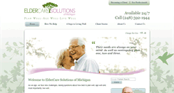 Desktop Screenshot of eldercaresolutionsofmi.org